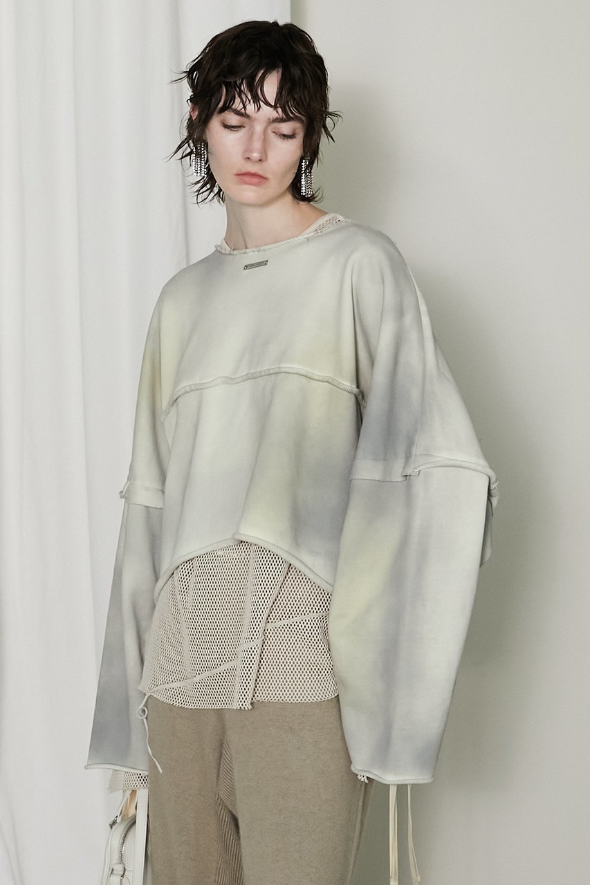 【プランク プロジェクト/PRANK PROJECT】のワイドオーバースウェット/Wide Over Sweatshirt 人気、トレンドファッション・服の通販 founy(ファニー) 　ファッション　Fashion　レディースファッション　Fashion for Women　トップス・カットソー　Cut & Sew Tops　シャツ・ブラウス・オフィスカジュアル　Elegant Blouses & Button-Ups　レディースパーカー・カジュアルフーディー　Casual Hoodies & Sweatshirts　ロングTシャツ・Tシャツ　Longline T-Shirts & Tees　スウェット・クルーネックトップス　Sweatshirts & Crewnecks / Relaxed Fit Sweat Tops　カットソー・ベーシックTシャツ　Cut-and-Sewn Tops / Stretch Tees & Basics　ケミカル　Chemical, Chemical Wash　ショート　Short, Short Length　ハンド　Hand, Handmade　バランス　Balance, Style Balance　ルーズ　Loose, Oversized　ワイド　Wide, Wide Fit　other-4|ID: prp329100004607335 ipo3291000000032891479