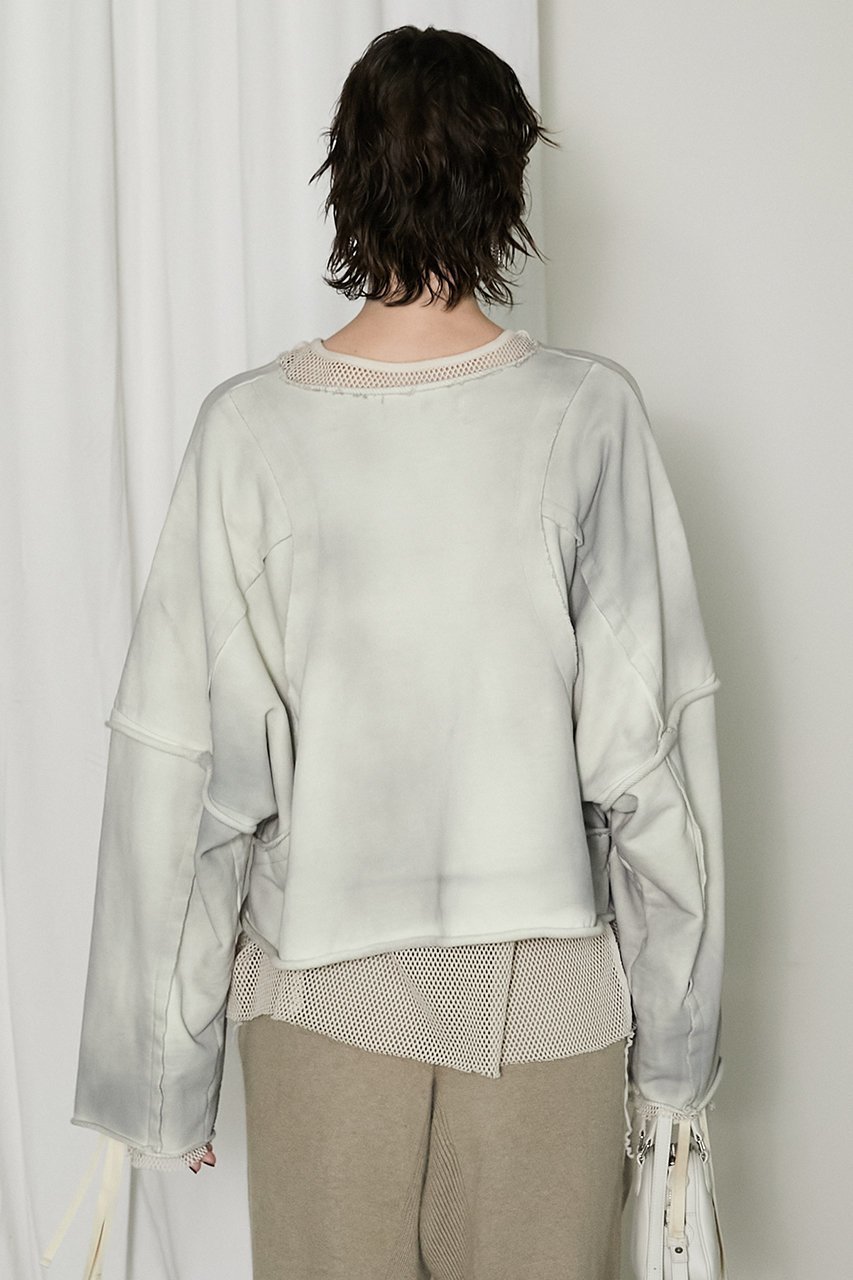 【プランク プロジェクト/PRANK PROJECT】のワイドオーバースウェット/Wide Over Sweatshirt 人気、トレンドファッション・服の通販 founy(ファニー) 　ファッション　Fashion　レディースファッション　Fashion for Women　トップス・カットソー　Cut & Sew Tops　シャツ・ブラウス・オフィスカジュアル　Elegant Blouses & Button-Ups　レディースパーカー・カジュアルフーディー　Casual Hoodies & Sweatshirts　ロングTシャツ・Tシャツ　Longline T-Shirts & Tees　スウェット・クルーネックトップス　Sweatshirts & Crewnecks / Relaxed Fit Sweat Tops　カットソー・ベーシックTシャツ　Cut-and-Sewn Tops / Stretch Tees & Basics　ケミカル　Chemical, Chemical Wash　ショート　Short, Short Length　ハンド　Hand, Handmade　バランス　Balance, Style Balance　ルーズ　Loose, Oversized　ワイド　Wide, Wide Fit　other-5|ID: prp329100004607335 ipo3291000000032891483