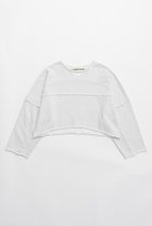 【プランク プロジェクト/PRANK PROJECT】のワイドオーバースウェット/Wide Over Sweatshirt 人気、トレンドファッション・服の通販 founy(ファニー) ファッション Fashion レディースファッション Fashion for Women トップス・カットソー Cut & Sew Tops シャツ・ブラウス・オフィスカジュアル Elegant Blouses & Button-Ups レディースパーカー・カジュアルフーディー Casual Hoodies & Sweatshirts ロングTシャツ・Tシャツ Longline T-Shirts & Tees スウェット・クルーネックトップス Sweatshirts & Crewnecks / Relaxed Fit Sweat Tops カットソー・ベーシックTシャツ Cut-and-Sewn Tops / Stretch Tees & Basics ケミカル Chemical, Chemical Wash ショート Short, Short Length ハンド Hand, Handmade バランス Balance, Style Balance ルーズ Loose, Oversized ワイド Wide, Wide Fit thumbnail L.GRY(ライトグレー)|ID: prp329100004607335 ipo3291000000035501494