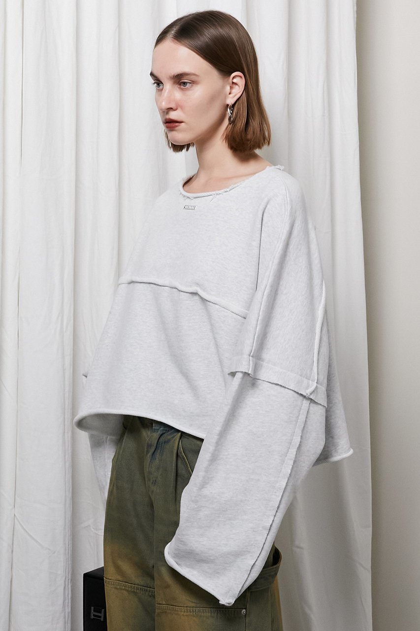 【プランク プロジェクト/PRANK PROJECT】のワイドオーバースウェット/Wide Over Sweatshirt 人気、トレンドファッション・服の通販 founy(ファニー) ファッション Fashion レディースファッション Fashion for Women トップス・カットソー Cut & Sew Tops シャツ・ブラウス・オフィスカジュアル Elegant Blouses & Button-Ups レディースパーカー・カジュアルフーディー Casual Hoodies & Sweatshirts ロングTシャツ・Tシャツ Longline T-Shirts & Tees スウェット・クルーネックトップス Sweatshirts & Crewnecks / Relaxed Fit Sweat Tops カットソー・ベーシックTシャツ Cut-and-Sewn Tops / Stretch Tees & Basics ケミカル Chemical, Chemical Wash ショート Short, Short Length ハンド Hand, Handmade バランス Balance, Style Balance ルーズ Loose, Oversized ワイド Wide, Wide Fit other-4|ID: prp329100004607335 ipo3291000000036021104