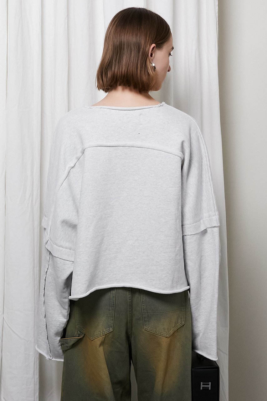 【プランク プロジェクト/PRANK PROJECT】のワイドオーバースウェット/Wide Over Sweatshirt 人気、トレンドファッション・服の通販 founy(ファニー) ファッション Fashion レディースファッション Fashion for Women トップス・カットソー Cut & Sew Tops シャツ・ブラウス・オフィスカジュアル Elegant Blouses & Button-Ups レディースパーカー・カジュアルフーディー Casual Hoodies & Sweatshirts ロングTシャツ・Tシャツ Longline T-Shirts & Tees スウェット・クルーネックトップス Sweatshirts & Crewnecks / Relaxed Fit Sweat Tops カットソー・ベーシックTシャツ Cut-and-Sewn Tops / Stretch Tees & Basics ケミカル Chemical, Chemical Wash ショート Short, Short Length ハンド Hand, Handmade バランス Balance, Style Balance ルーズ Loose, Oversized ワイド Wide, Wide Fit other-5|ID: prp329100004607335 ipo3291000000036021105