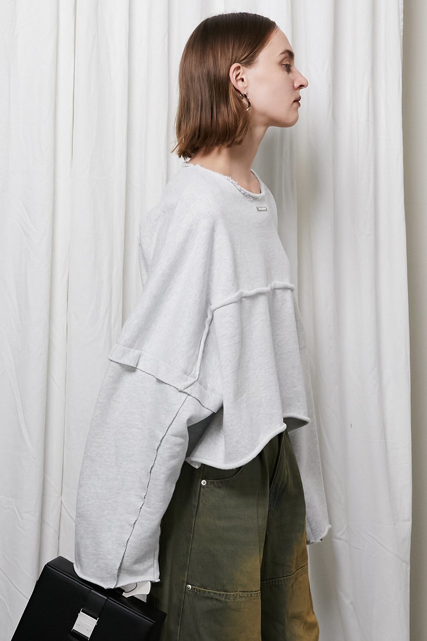 【プランク プロジェクト/PRANK PROJECT】のワイドオーバースウェット/Wide Over Sweatshirt 人気、トレンドファッション・服の通販 founy(ファニー) ファッション Fashion レディースファッション Fashion for Women トップス・カットソー Cut & Sew Tops シャツ・ブラウス・オフィスカジュアル Elegant Blouses & Button-Ups レディースパーカー・カジュアルフーディー Casual Hoodies & Sweatshirts ロングTシャツ・Tシャツ Longline T-Shirts & Tees スウェット・クルーネックトップス Sweatshirts & Crewnecks / Relaxed Fit Sweat Tops カットソー・ベーシックTシャツ Cut-and-Sewn Tops / Stretch Tees & Basics ケミカル Chemical, Chemical Wash ショート Short, Short Length ハンド Hand, Handmade バランス Balance, Style Balance ルーズ Loose, Oversized ワイド Wide, Wide Fit other-6|ID: prp329100004607335 ipo3291000000036021106