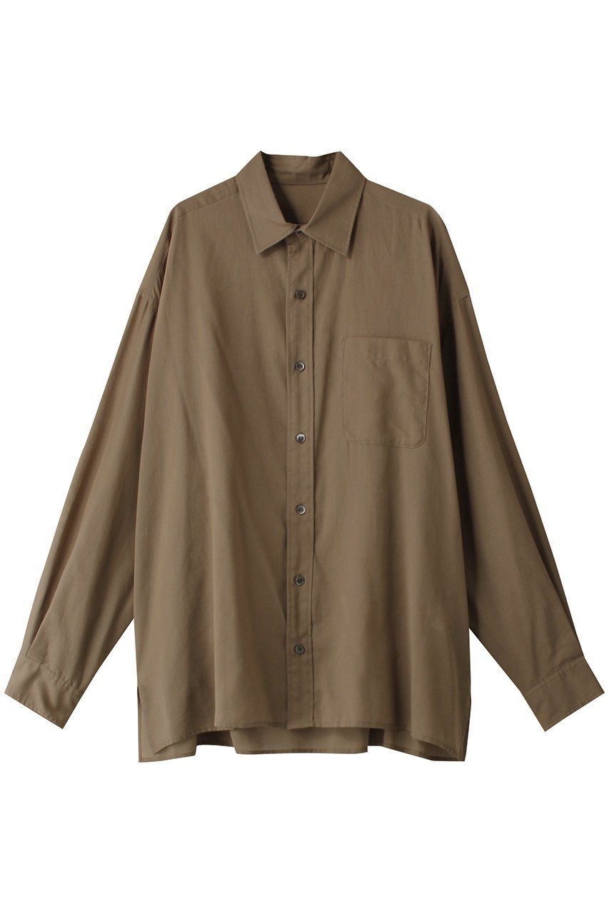 【ミディウミソリッド/MIDIUMISOLID】のsheer big shirt シャツ インテリア・キッズ・メンズ・レディースファッション・服の通販 founy(ファニー) 　ファッション　Fashion　レディースファッション　Fashion for Women　トップス・カットソー　Cut & Sew Tops　シャツ・ブラウス・オフィスカジュアル　Elegant Blouses & Button-Ups　シアー　Sheer, See-Through　スリーブ　Sleeve, Long Sleeve / Short Sleeve　ビッグ　Big, Oversized　ベーシック　Basic, Essential　ロング　Long, Long-Length　人気　Popular, Best Seller　羽織　Haori, Light Jacket　グレー|ID: prp329100004607336 ipo3291000000032891475