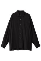 【ミディウミソリッド/MIDIUMISOLID】のsheer big shirt シャツ ブラック|ID: prp329100004607336 ipo3291000000032891480