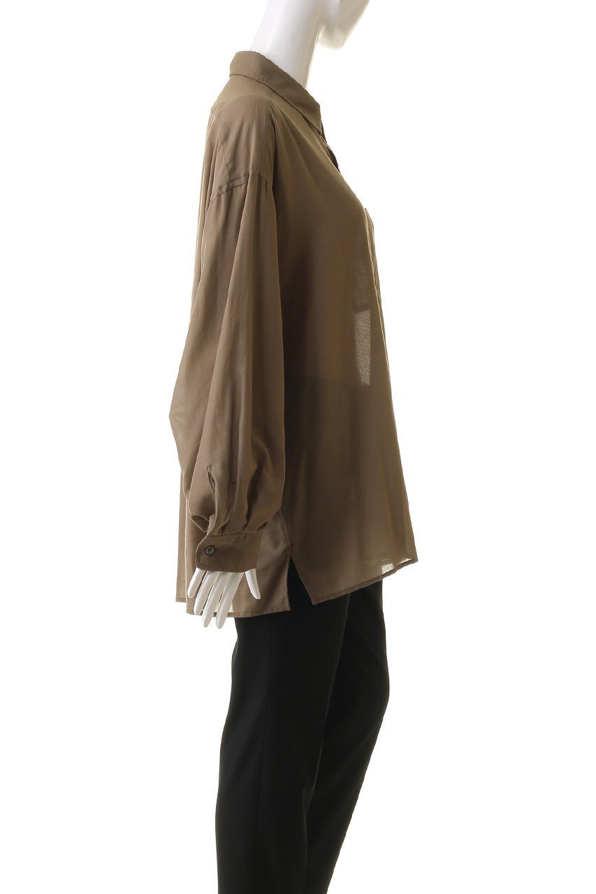 【ミディウミソリッド/MIDIUMISOLID】のsheer big shirt シャツ 人気、トレンドファッション・服の通販 founy(ファニー) 　ファッション　Fashion　レディースファッション　Fashion for Women　トップス・カットソー　Cut & Sew Tops　シャツ・ブラウス・オフィスカジュアル　Elegant Blouses & Button-Ups　シアー　Sheer, See-Through　スリーブ　Sleeve, Long Sleeve / Short Sleeve　ビッグ　Big, Oversized　ベーシック　Basic, Essential　ロング　Long, Long-Length　人気　Popular, Best Seller　羽織　Haori, Light Jacket　other-3|ID: prp329100004607336 ipo3291000000032891489