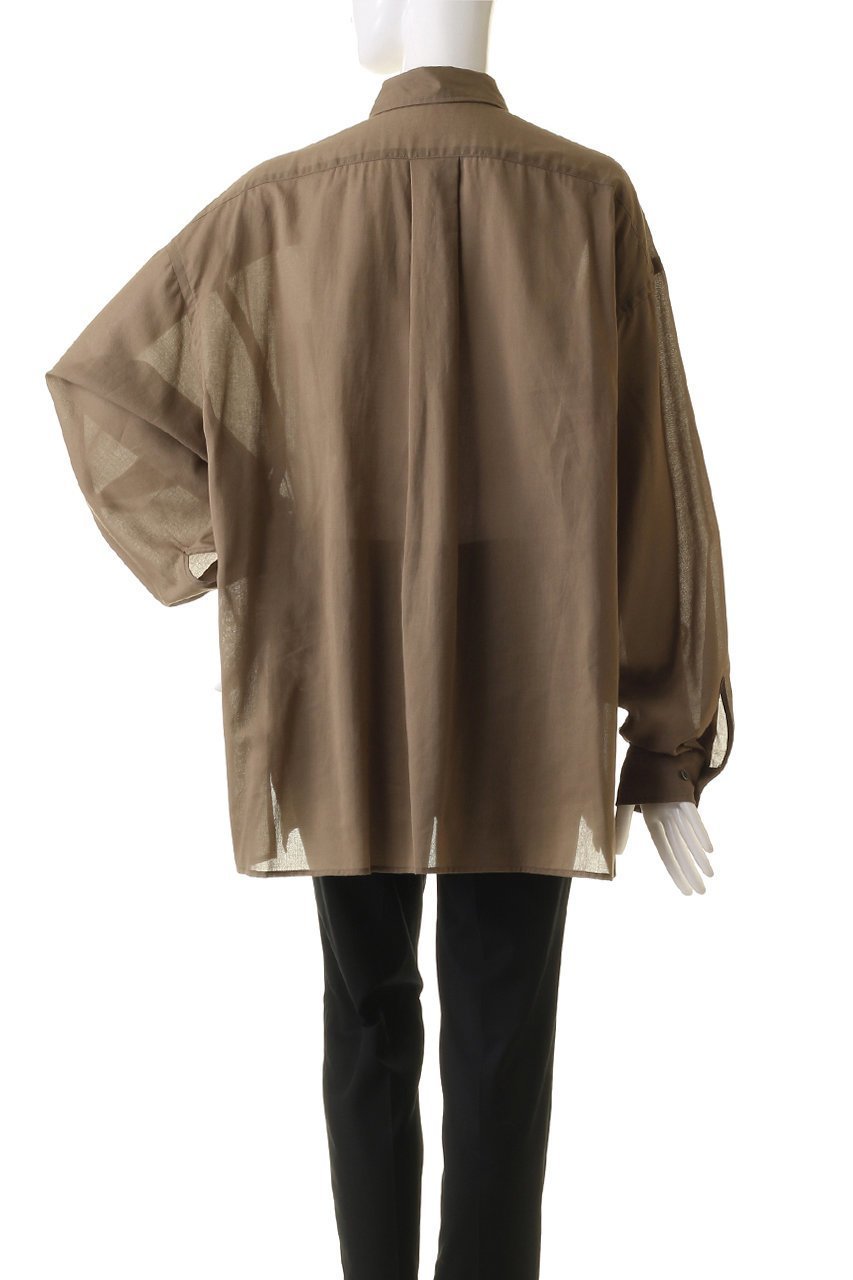 【ミディウミソリッド/MIDIUMISOLID】のsheer big shirt シャツ 人気、トレンドファッション・服の通販 founy(ファニー) 　ファッション　Fashion　レディースファッション　Fashion for Women　トップス・カットソー　Cut & Sew Tops　シャツ・ブラウス・オフィスカジュアル　Elegant Blouses & Button-Ups　シアー　Sheer, See-Through　スリーブ　Sleeve, Long Sleeve / Short Sleeve　ビッグ　Big, Oversized　ベーシック　Basic, Essential　ロング　Long, Long-Length　人気　Popular, Best Seller　羽織　Haori, Light Jacket　other-4|ID: prp329100004607336 ipo3291000000032891495
