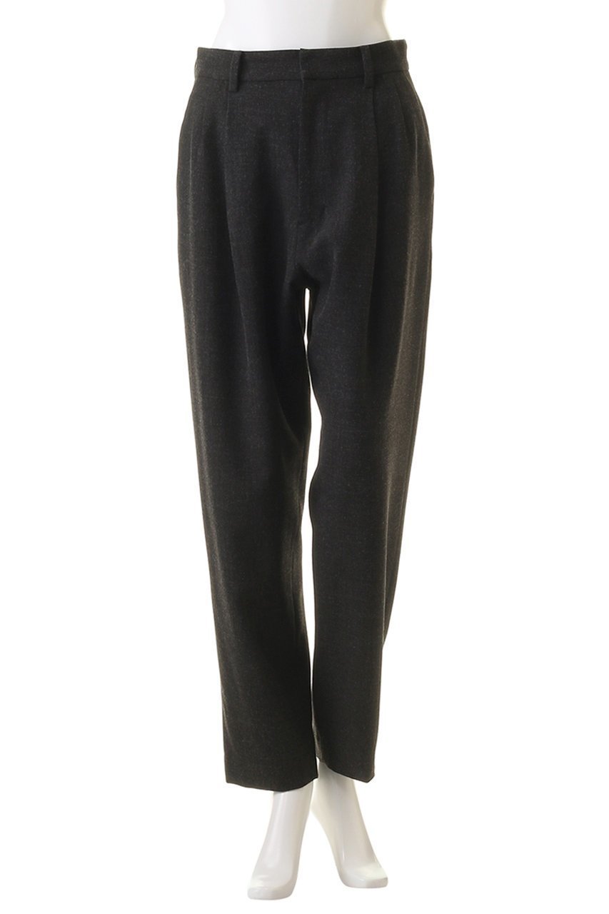 【マノフ/MANOF】のMELANGE TAPERED PANTS パンツ 人気、トレンドファッション・服の通販 founy(ファニー) 　ファッション　Fashion　レディースファッション　Fashion for Women　パンツ　Pants & Trousers　おすすめ　Recommended / Our Picks　シンプル　Simple, Minimal　セットアップ　Set-Up, Coordinated Outfit　メランジ　Melange, Mixed Yarn　ワイド　Wide, Wide Fit　ビジネス 仕事 通勤　Business / Work / Commuting　other-2|ID: prp329100004607343 ipo3291000000034958022
