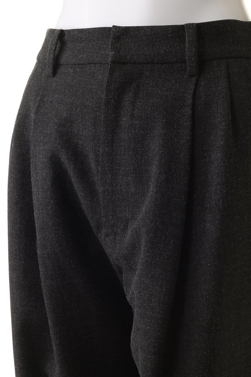 【マノフ/MANOF】のMELANGE TAPERED PANTS パンツ 人気、トレンドファッション・服の通販 founy(ファニー) 　ファッション　Fashion　レディースファッション　Fashion for Women　パンツ　Pants & Trousers　おすすめ　Recommended / Our Picks　シンプル　Simple, Minimal　セットアップ　Set-Up, Coordinated Outfit　メランジ　Melange, Mixed Yarn　ワイド　Wide, Wide Fit　ビジネス 仕事 通勤　Business / Work / Commuting　other-5|ID: prp329100004607343 ipo3291000000034958025