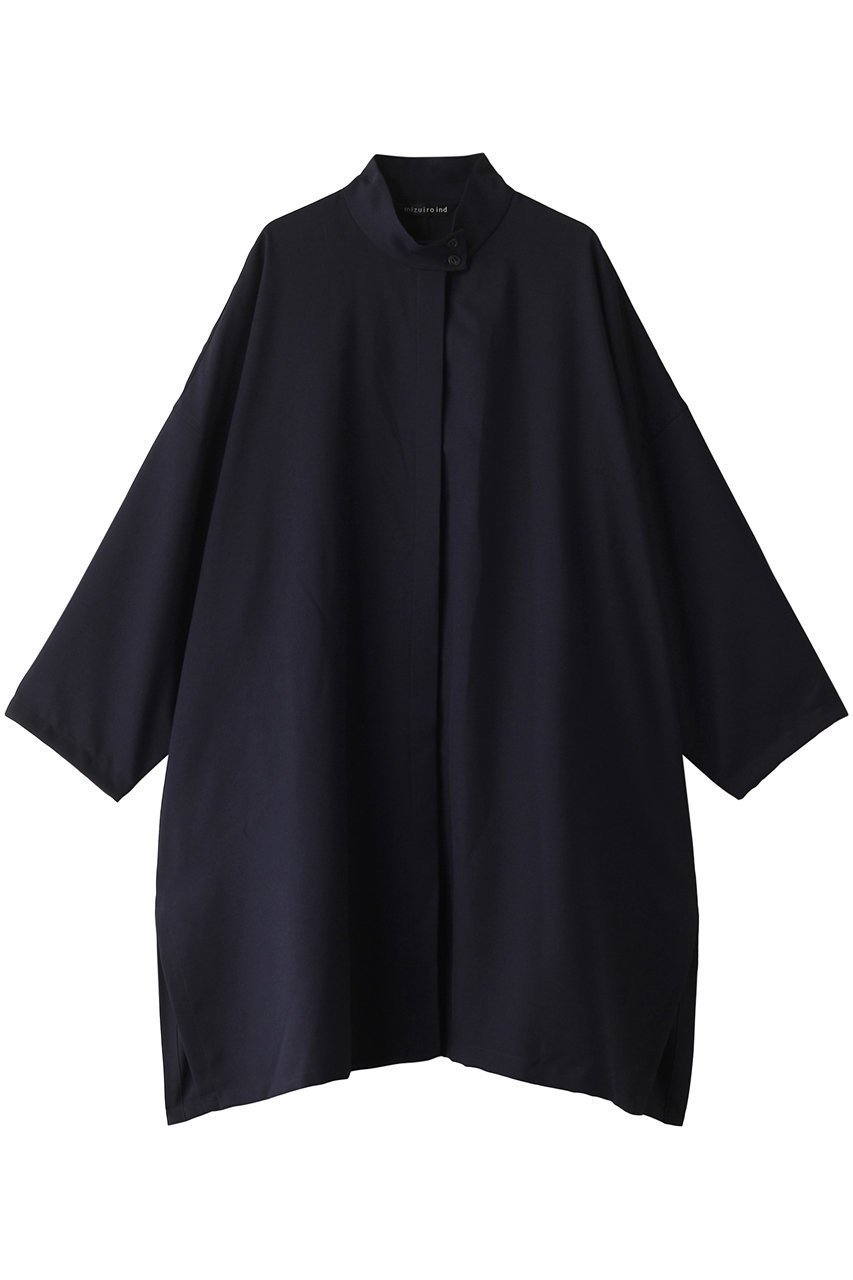 【ミズイロ インド/mizuiro ind】のstand collar wide OP ワンピース 人気、トレンドファッション・服の通販 founy(ファニー) 　ファッション　Fashion　レディースファッション　Fashion for Women　ワンピース　Dresses　チュニック　Tunic Tops & Dresses　おすすめ　Recommended / Our Picks　なめらか　Smooth, Silky Texture　スタンド　Stand Collar, Upright Stand　スリット　Slit, Slit Detail　チュニック　Tunic, Long Top　 other-1|ID: prp329100004607356 ipo3291000000032892044