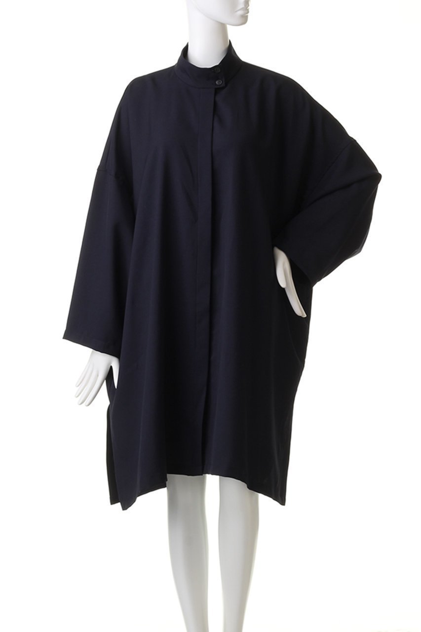【ミズイロ インド/mizuiro ind】のstand collar wide OP ワンピース 人気、トレンドファッション・服の通販 founy(ファニー) 　ファッション　Fashion　レディースファッション　Fashion for Women　ワンピース　Dresses　チュニック　Tunic Tops & Dresses　おすすめ　Recommended / Our Picks　なめらか　Smooth, Silky Texture　スタンド　Stand Collar, Upright Stand　スリット　Slit, Slit Detail　チュニック　Tunic, Long Top　other-2|ID: prp329100004607356 ipo3291000000032892066