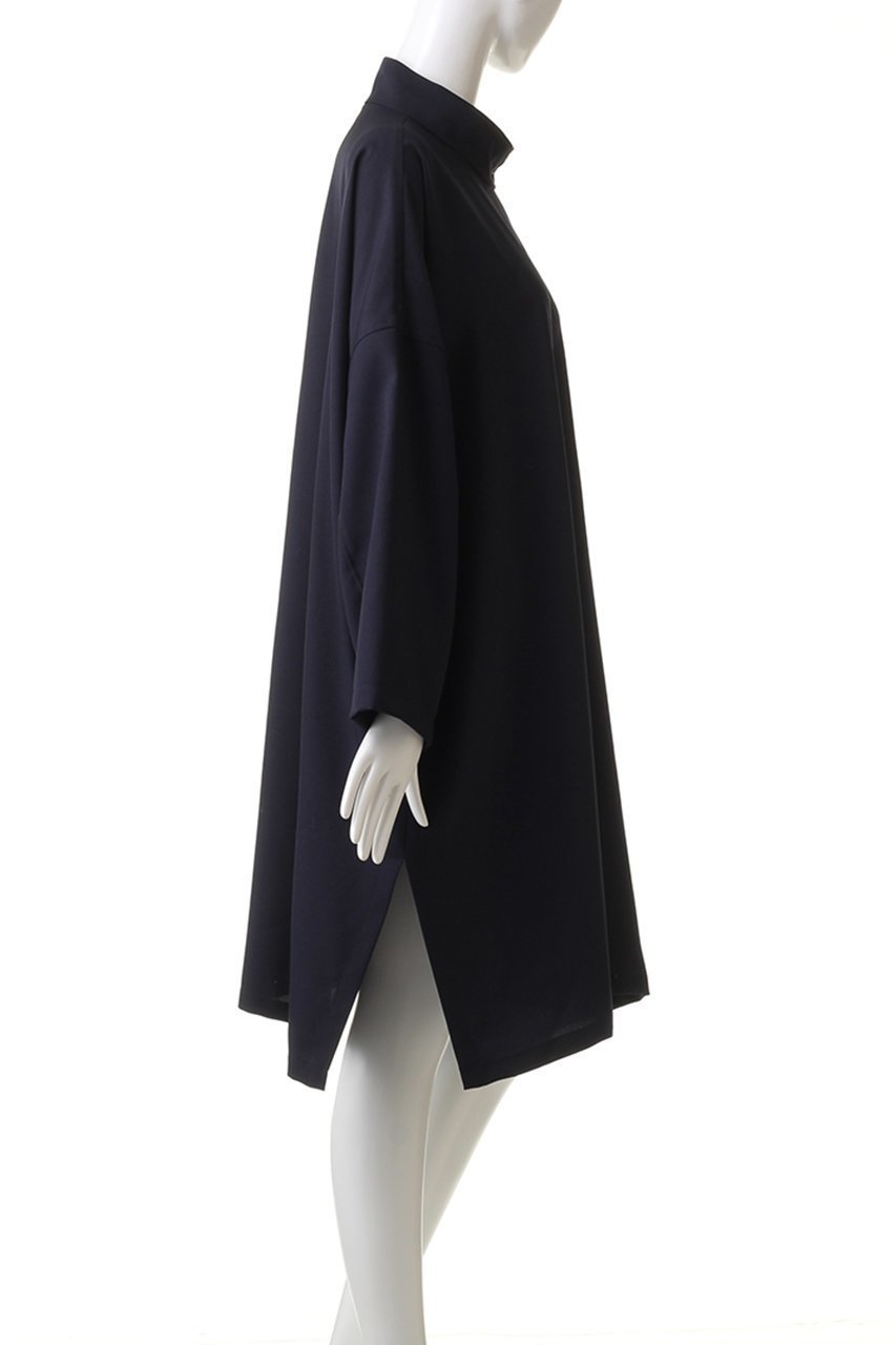 【ミズイロ インド/mizuiro ind】のstand collar wide OP ワンピース 人気、トレンドファッション・服の通販 founy(ファニー) 　ファッション　Fashion　レディースファッション　Fashion for Women　ワンピース　Dresses　チュニック　Tunic Tops & Dresses　おすすめ　Recommended / Our Picks　なめらか　Smooth, Silky Texture　スタンド　Stand Collar, Upright Stand　スリット　Slit, Slit Detail　チュニック　Tunic, Long Top　other-3|ID: prp329100004607356 ipo3291000000032892070