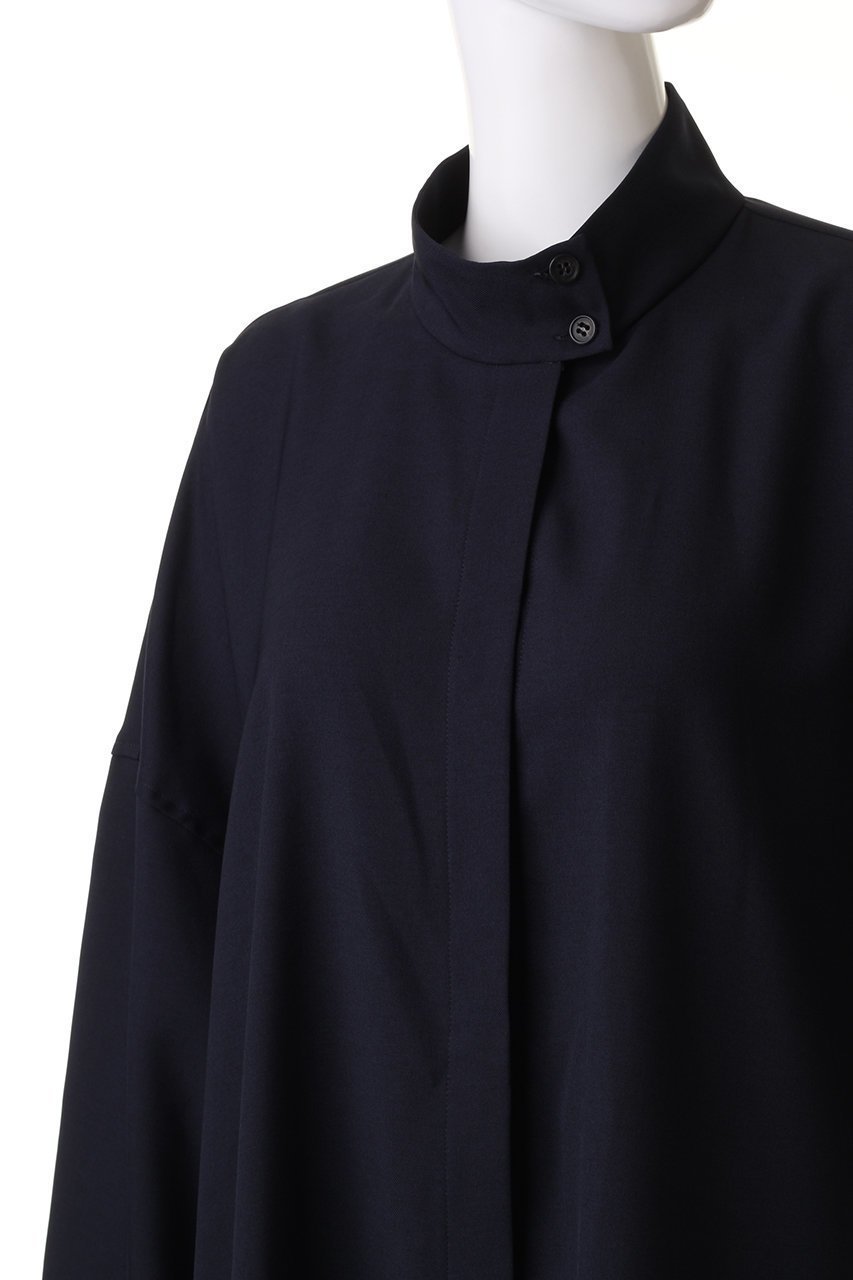 【ミズイロ インド/mizuiro ind】のstand collar wide OP ワンピース 人気、トレンドファッション・服の通販 founy(ファニー) 　ファッション　Fashion　レディースファッション　Fashion for Women　ワンピース　Dresses　チュニック　Tunic Tops & Dresses　おすすめ　Recommended / Our Picks　なめらか　Smooth, Silky Texture　スタンド　Stand Collar, Upright Stand　スリット　Slit, Slit Detail　チュニック　Tunic, Long Top　other-5|ID: prp329100004607356 ipo3291000000032892079