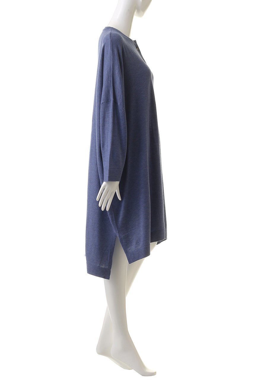 【ミズイロ インド/mizuiro ind】のhigh gauge stand collar OP ワンピース 人気、トレンドファッション・服の通販 founy(ファニー) 　ファッション　Fashion　レディースファッション　Fashion for Women　ワンピース　Dresses　チュニック　Tunic Tops & Dresses　カーディガン　Cardigan, Knitwear　シアー　Sheer, See-Through　シンプル　Simple, Minimal　スリット　Slit, Slit Detail　チュニック　Tunic, Long Top　ロング　Long, Long-Length　other-3|ID: prp329100004607361 ipo3291000000032892185