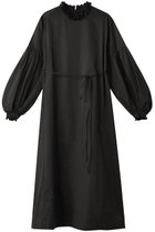 【マリリンムーン/MARILYN MOON】のタックフリルボリュームスリーブワンピース 人気、トレンドファッション・服の通販 founy(ファニー) ファッション Fashion レディースファッション Fashion for Women ワンピース Dresses チュニック Tunic Tops & Dresses シンプル Simple, Minimal スタイリッシュ Stylish, Fashionable チュニック Tunic, Long Top ベスト Vest, Waistcoat ロング Long, Long-Length thumbnail ブラック|ID: prp329100004607363 ipo3291000000034954969