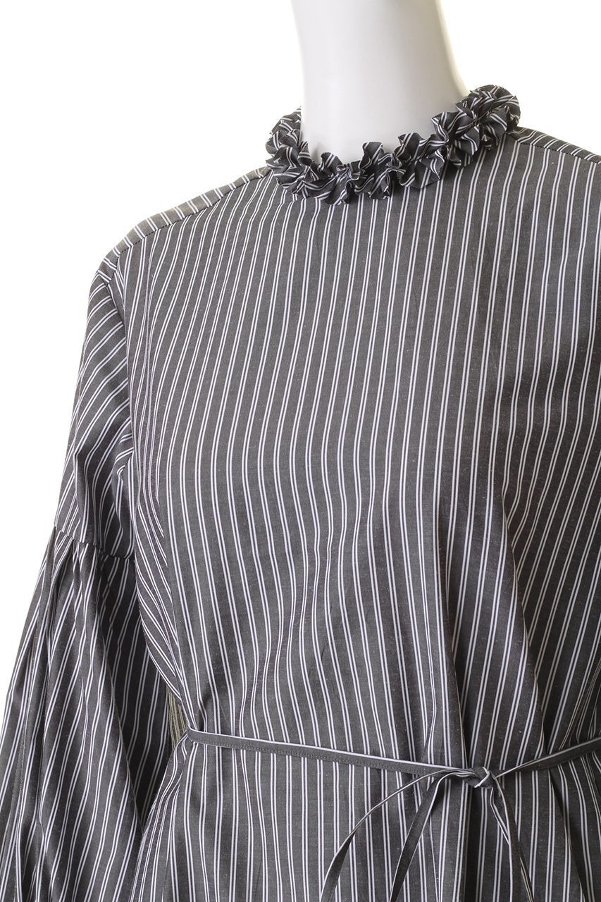 【マリリンムーン/MARILYN MOON】のタックフリルボリュームスリーブワンピース 人気、トレンドファッション・服の通販 founy(ファニー) 　ファッション　Fashion　レディースファッション　Fashion for Women　ワンピース　Dresses　チュニック　Tunic Tops & Dresses　シンプル　Simple, Minimal　スタイリッシュ　Stylish, Fashionable　チュニック　Tunic, Long Top　ベスト　Vest, Waistcoat　ロング　Long, Long-Length　other-5|ID: prp329100004607363 ipo3291000000034954974