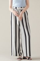 【マルティニーク/martinique】のベルト付きワイドパンツ ストライプ|ID: prp329100004607364 ipo3291000000032892331