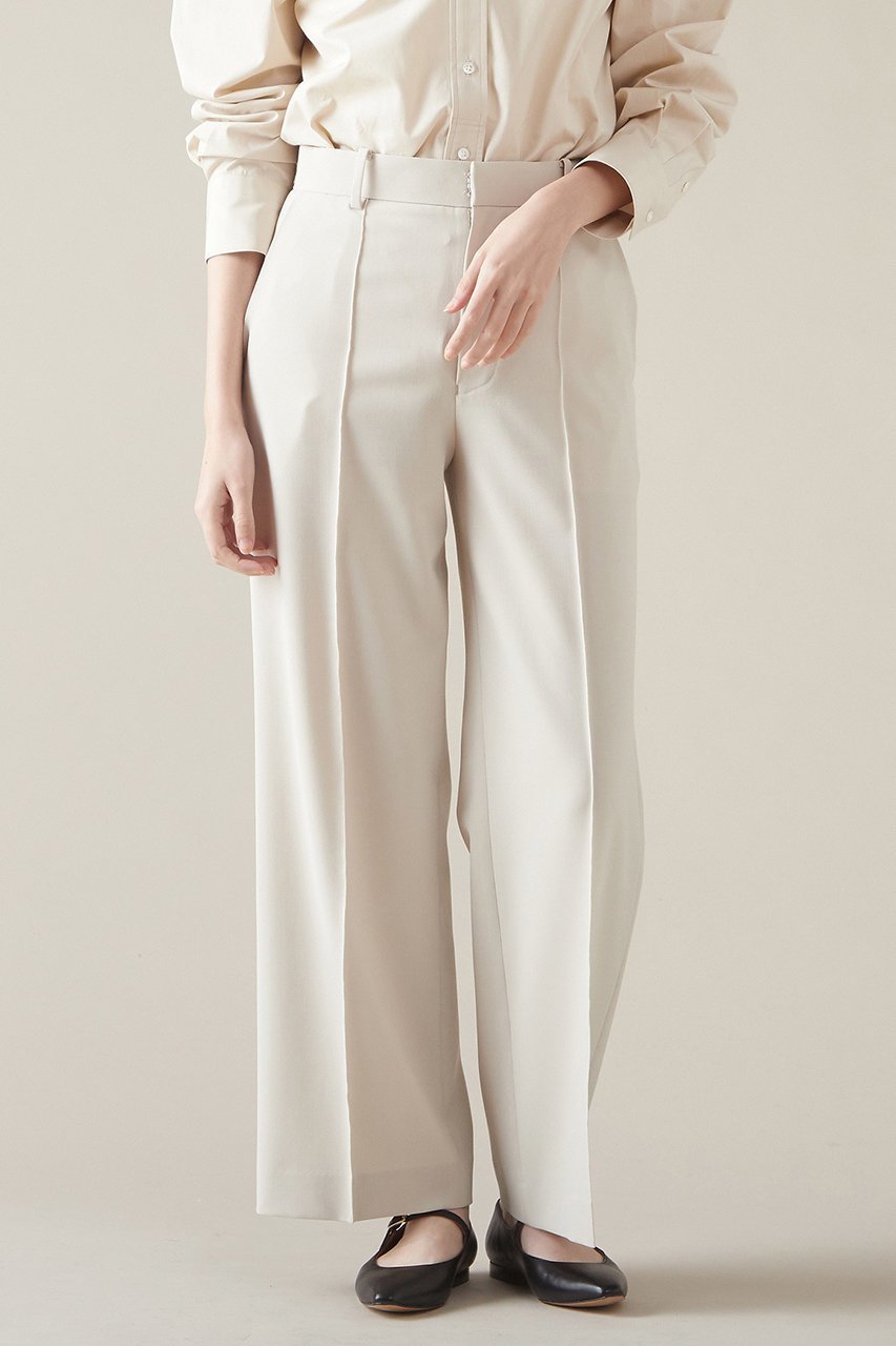 【マルティニーク/martinique】のストレートスラックス(3ピース可) インテリア・キッズ・メンズ・レディースファッション・服の通販 founy(ファニー) 　ファッション　Fashion　レディースファッション　Fashion for Women　パンツ　Pants & Trousers　ストレート　Straight, Straight Cut　スラックス　Slacks, Dress Pants　セットアップ　Set-Up, Coordinated Outfit　ベージュ|ID: prp329100004607367 ipo3291000000035042512