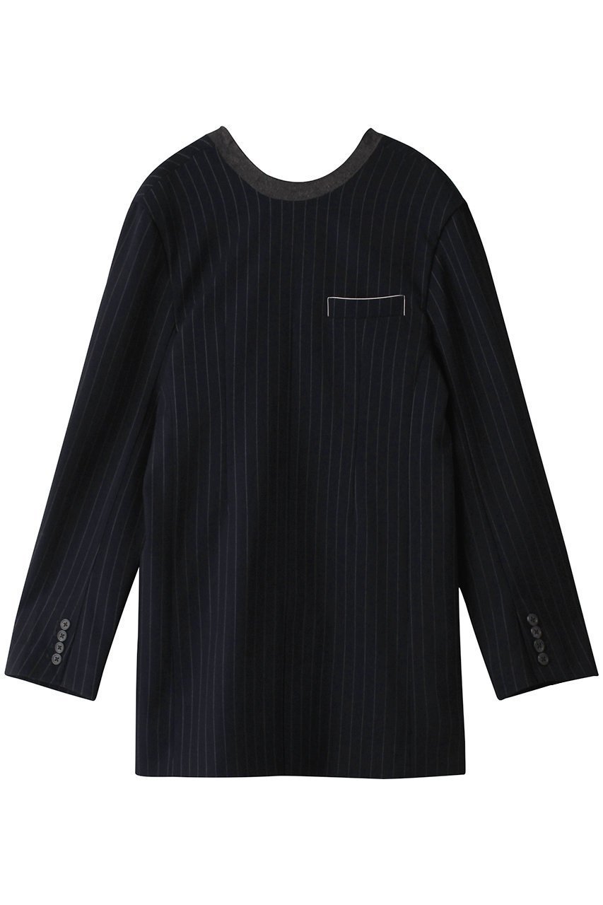 【プランク プロジェクト/PRANK PROJECT】のバックトゥフロントミニドレス / Back to Front Mini Dress インテリア・キッズ・メンズ・レディースファッション・服の通販 founy(ファニー)  ファッション Fashion レディースファッション Fashion for Women ワンピース Dresses フォーマル・パーティードレス・結婚式用ドレス Elegant & Casual Dresses チュニック Tunic Tops & Dresses おすすめ Recommended / Our Picks ストライプ Stripe, Striped Pattern チェック Check, Plaid, Tartan チュニック Tunic, Long Top フォーマル Formal, Dressy フロント Front, Front Design NVY(ネイビー)|ID: prp329100004607368 ipo3291000000034421899