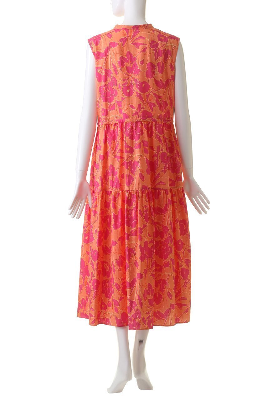 【ハウス オブ ロータス/HOUSE OF LOTUS】のポップライトフラワープリントワンピース 人気、トレンドファッション・服の通販 founy(ファニー) 　ファッション　Fashion　レディースファッション　Fashion for Women　ワンピース　Dresses　チュニック　Tunic Tops & Dresses　おすすめ　Recommended / Our Picks　ギャザー　Gathered, Ruffled　チュニック　Tunic, Long Top　ティアード　Tiered, Tiered Style　ティアードワンピース　Tiered Dress, Flared Dress　フランス　France, French　ボレロ　Bolero, Short Cardigan　ロング　Long, Long-Length　夏　Summer　other-4|ID: prp329100004607370 ipo3291000000032892432