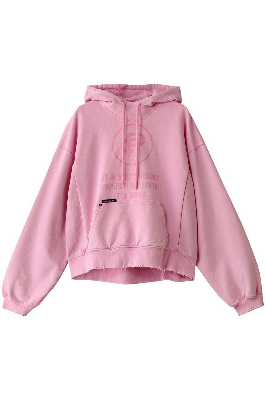 【プランク プロジェクト/PRANK PROJECT】のウォッシュドロゴフーディー / Washed Logo Hoodie インテリア・キッズ・メンズ・レディースファッション・服の通販 founy(ファニー) 　ファッション　Fashion　レディースファッション　Fashion for Women　トップス・カットソー　Cut & Sew Tops　シャツ・ブラウス・オフィスカジュアル　Elegant Blouses & Button-Ups　レディースパーカー・カジュアルフーディー　Casual Hoodies & Sweatshirts　ロングTシャツ・Tシャツ　Longline T-Shirts & Tees　スウェット・クルーネックトップス　Sweatshirts & Crewnecks / Relaxed Fit Sweat Tops　カットソー・ベーシックTシャツ　Cut-and-Sewn Tops / Stretch Tees & Basics　おすすめ　Recommended / Our Picks　ウォッシュ　Washed Finish　ダメージ　Distressed, Destroyed　プリント　Print, Printed Pattern　PNK(ピンク)|ID: prp329100004607371 ipo3291000000032892439