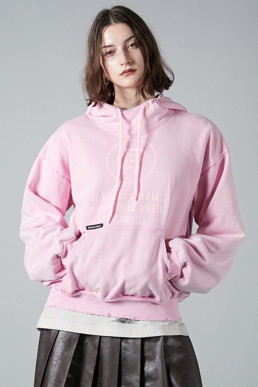 【プランク プロジェクト/PRANK PROJECT】のウォッシュドロゴフーディー / Washed Logo Hoodie 人気、トレンドファッション・服の通販 founy(ファニー) 　ファッション　Fashion　レディースファッション　Fashion for Women　トップス・カットソー　Cut & Sew Tops　シャツ・ブラウス・オフィスカジュアル　Elegant Blouses & Button-Ups　レディースパーカー・カジュアルフーディー　Casual Hoodies & Sweatshirts　ロングTシャツ・Tシャツ　Longline T-Shirts & Tees　スウェット・クルーネックトップス　Sweatshirts & Crewnecks / Relaxed Fit Sweat Tops　カットソー・ベーシックTシャツ　Cut-and-Sewn Tops / Stretch Tees & Basics　おすすめ　Recommended / Our Picks　ウォッシュ　Washed Finish　ダメージ　Distressed, Destroyed　プリント　Print, Printed Pattern　other-6|ID: prp329100004607371 ipo3291000000035294817