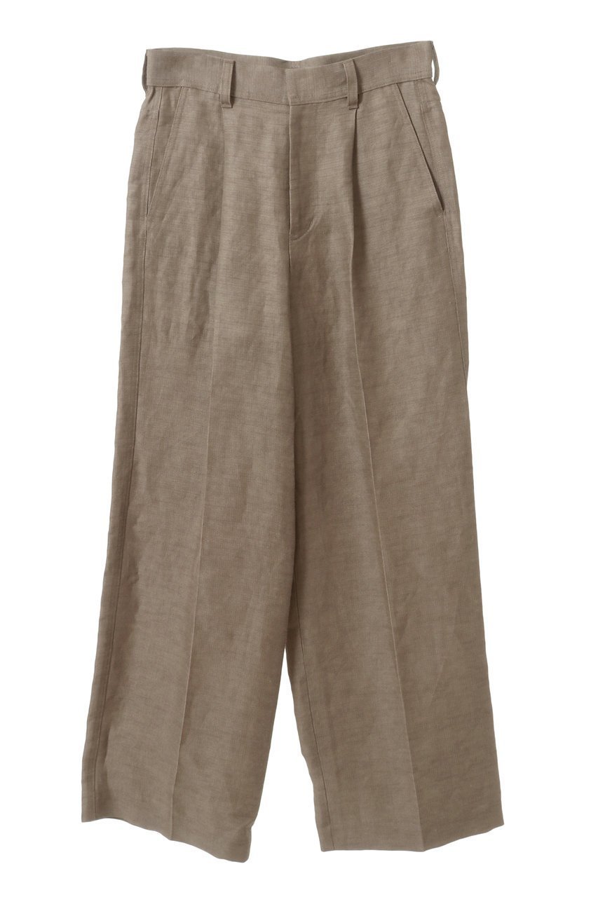 【カレンテージ/CURRENTAGE】のワンタックストレートパンツ 人気、トレンドファッション・服の通販 founy(ファニー) 　ファッション　Fashion　レディースファッション　Fashion for Women　パンツ　Pants & Trousers　エレガント 上品　Elegant　クラシック　Classic, Timeless Style　ストレート　Straight, Straight Cut　センター　Center, Center Line　フリル　Frill, Ruffle　ミリタリー　Military, Army Style　モダン　Modern, Contemporary　リネン　Linen, Linen Fabric　ヴィンテージ　Vintage Style　再入荷　Restock / Back in Stock　other-7|ID: prp329100004607374 ipo3291000000032892506