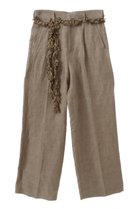 【カレンテージ/CURRENTAGE】のワンタックストレートパンツ カーキ|ID: prp329100004607374 ipo3291000000035794866