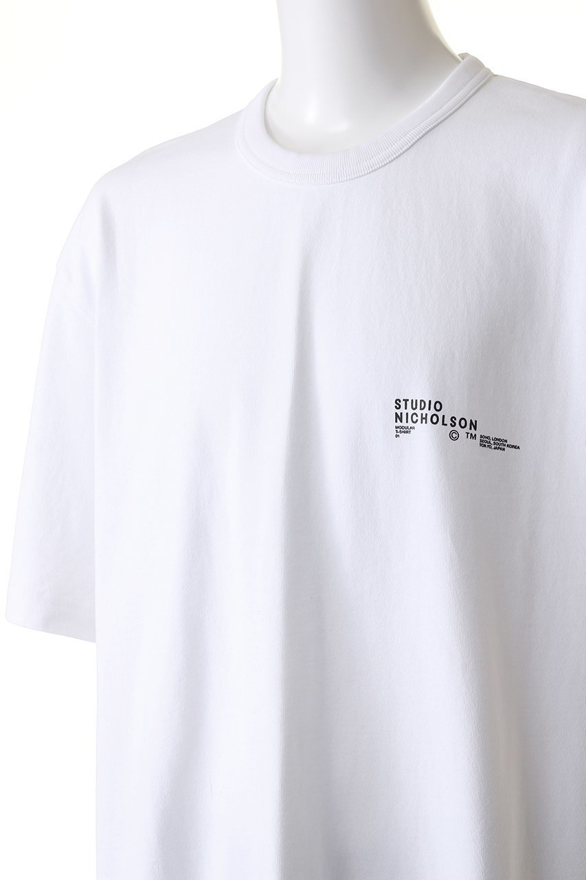 【スタジオ ニコルソン/STUDIO NICHOLSON / MEN】の【MEN】LOGO BOXY FIT T シャツ 人気、トレンドファッション・服の通販 founy(ファニー) 　ファッション　Fashion　メンズファッション　Fashion for Men　トップス・カットソー　Cut & Sew Tops　メンズシャツ　Shirts　ショート　Short, Short Length　スラックス　Slacks, Dress Pants　スリーブ　Sleeve, Long Sleeve / Short Sleeve　デニム　Denim, Jeans Material　リラックス　Relax, Relaxed Fit　今季　This Season, Current Season　other-5|ID: prp329100004607379 ipo3291000000032892599