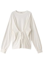 【アンスクリア/INSCRIRE】のコルセット Tシャツ ホワイト|ID: prp329100004607381 ipo3291000000032892606