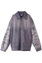 【メゾンスペシャル/MAISON SPECIAL】の【UNISEX】サンドブリーチジップアップポロ PPL(パープル)|ID: prp329100004607388 ipo3291000000032892743