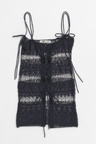 【プランク プロジェクト/PRANK PROJECT】のモヘアレースキャミチュニック / Mohair Lace Cami Tunic C.GRY(チャコールグレー)|ID: prp329100004607397 ipo3291000000032892908