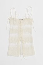【プランク プロジェクト/PRANK PROJECT】のモヘアレースキャミチュニック / Mohair Lace Cami Tunic WHT(ホワイト)|ID: prp329100004607397 ipo3291000000032892911