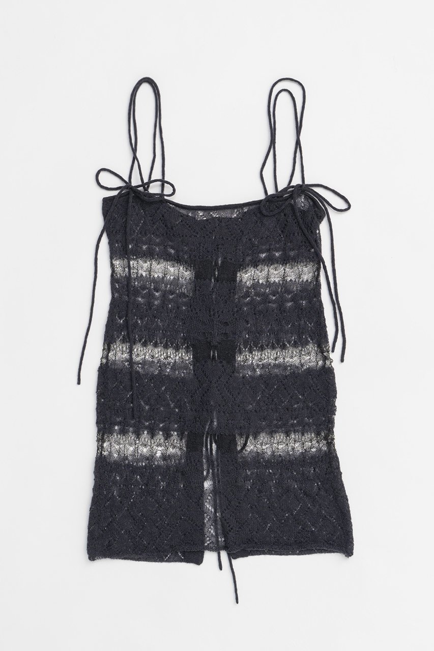 【プランク プロジェクト/PRANK PROJECT】のモヘアレースキャミチュニック / Mohair Lace Cami Tunic 人気、トレンドファッション・服の通販 founy(ファニー) 　ファッション　Fashion　レディースファッション　Fashion for Women　ワンピース　Dresses　チュニック　Tunic Tops & Dresses　チュニック　Tunic, Long Top　バランス　Balance, Style Balance　ボーダー　Border, Stripe　レース　Lace, Lace Fabric　other-5|ID: prp329100004607397 ipo3291000000032892929