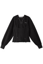 【プランク プロジェクト/PRANK PROJECT】の2WAYフーディーミニワンピース / 2WAY Hoodie Mini Dress BLK(ブラック)|ID: prp329100004607399 ipo3291000000034421919