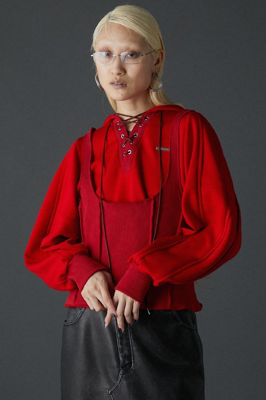 【プランク プロジェクト/PRANK PROJECT】の2WAYフーディーミニワンピース / 2WAY Hoodie Mini Dress 人気、トレンドファッション・服の通販 founy(ファニー) ファッション Fashion レディースファッション Fashion for Women ワンピース Dresses フォーマル・パーティードレス・結婚式用ドレス Elegant & Casual Dresses チュニック Tunic Tops & Dresses タイツ Tights, Legwear チュニック Tunic, Long Top ラップ Wrap, Wrap Design other-7|ID: prp329100004607399 ipo3291000000034421926