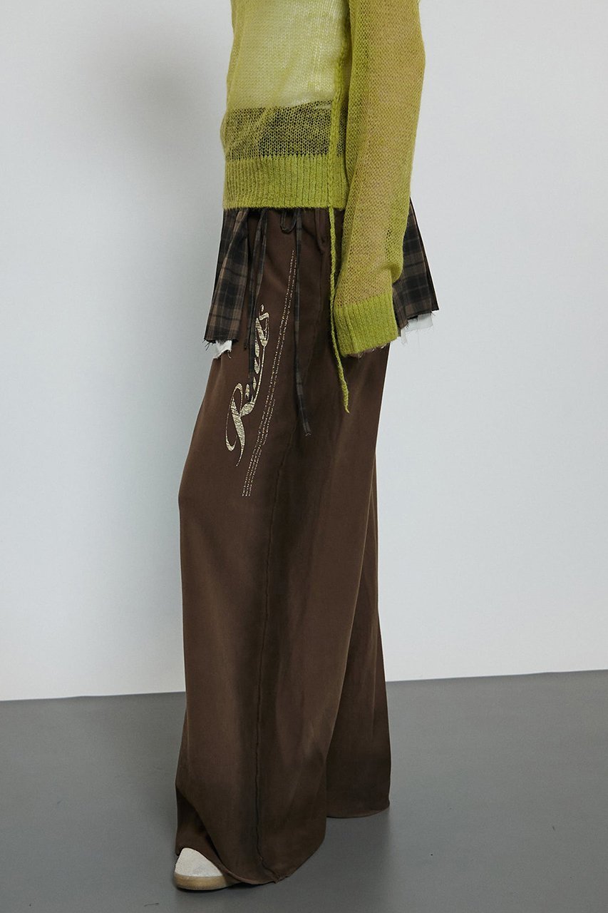 【メゾンスペシャル/MAISON SPECIAL】のEdge Gradient Wide Pants/エッジグラデーションワイドパンツ 人気、トレンドファッション・服の通販 founy(ファニー) 　ファッション　Fashion　レディースファッション　Fashion for Women　パンツ　Pants & Trousers　ヴィンテージ　Vintage Style　セットアップ　Set-Up, Coordinated Outfit　プリント　Print, Printed Pattern　ラバー　Rubber, Rubber Sole　ワイド　Wide, Wide Fit　other-8|ID: prp329100004607400 ipo3291000000032893063
