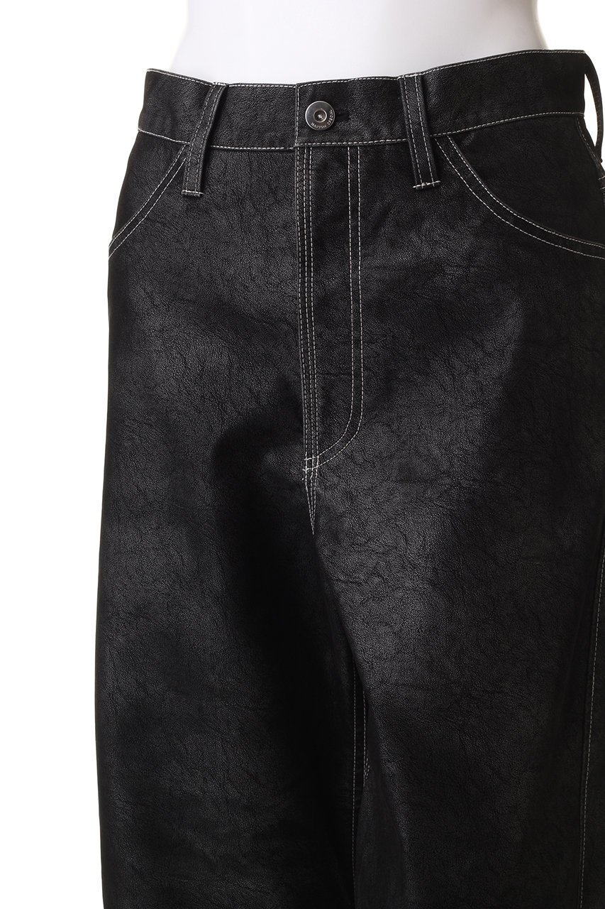 【メゾンスペシャル/MAISON SPECIAL】のVegan Leather Wide Straight Pants/ヴィーガンレザーワイドストレートパンツ 人気、トレンドファッション・服の通販 founy(ファニー) 　ファッション　Fashion　レディースファッション　Fashion for Women　パンツ　Pants & Trousers　ストレート　Straight, Straight Cut　ワイド　Wide, Wide Fit　other-5|ID: prp329100004607404 ipo3291000000032893174