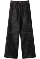 【メゾンスペシャル/MAISON SPECIAL】のfaux Leather Wide Straight Pants/フェイクレザーワイドストレートパンツ BLK(ブラック)|ID: prp329100004607404 ipo3291000000035056052