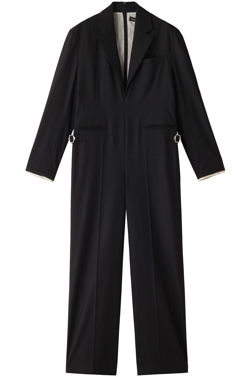 【メゾンスペシャル/MAISON SPECIAL】のJacket Rompers/ジャケットロンパース インテリア・キッズ・メンズ・レディースファッション・服の通販 founy(ファニー) 　ファッション　Fashion　レディースファッション　Fashion for Women　アウター　Coat / Outerwear Collection　レディースジャケット・軽アウター　Jackets　パンツ　Pants & Trousers　オケージョン　Occasion Wear　ジャケット　Jacket, Outerwear　スタイリッシュ　Stylish, Fashionable　ストレート　Straight, Straight Cut　ルーズ　Loose, Oversized　ロンパース　Romper, Jumpsuit　エレガント 上品　Elegant　BLK(ブラック)|ID: prp329100004607406 ipo3291000000035055828