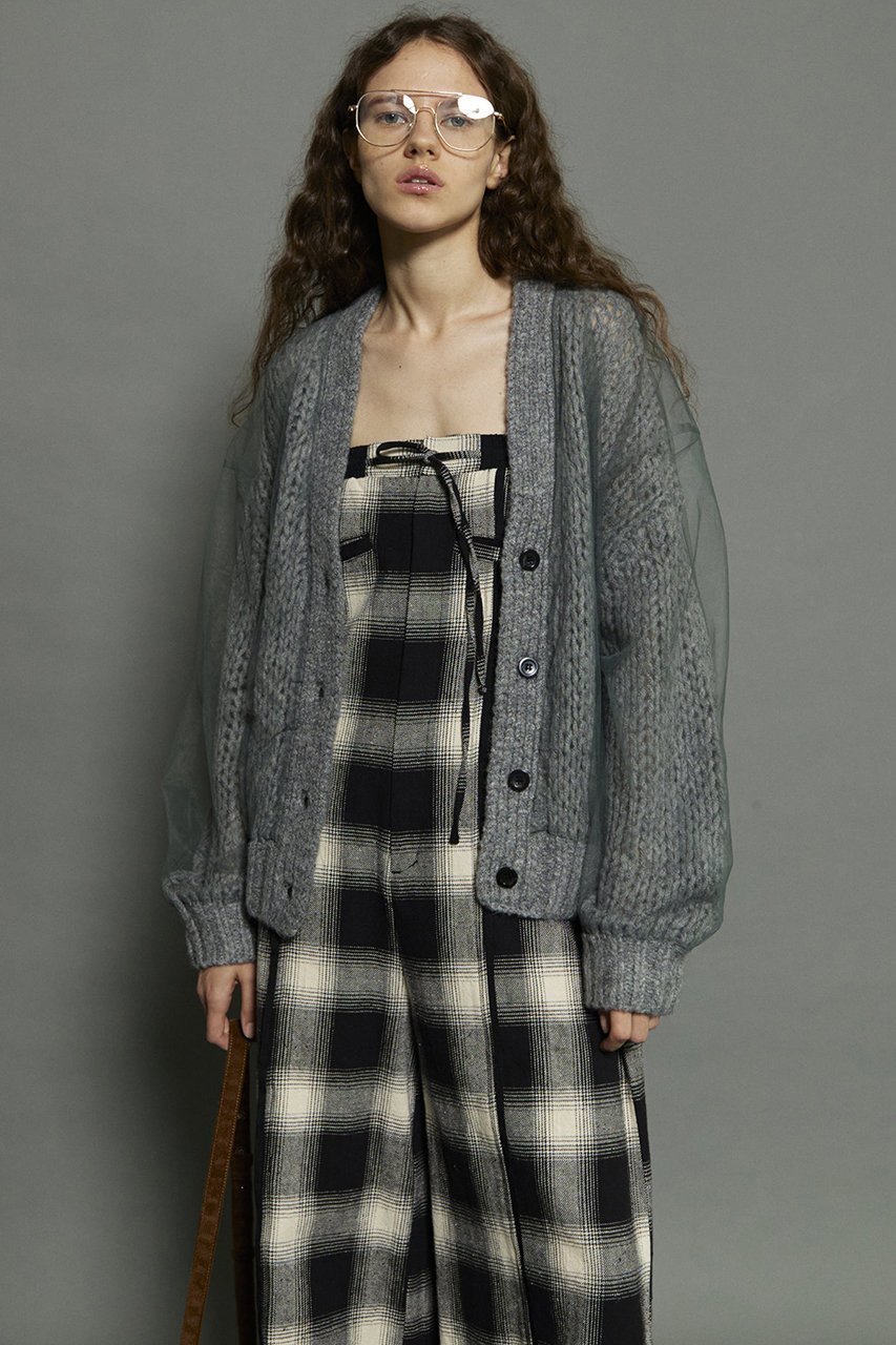 【メゾンスペシャル/MAISON SPECIAL】のBare Top Rompers/ベアロンパース 人気、トレンドファッション・服の通販 founy(ファニー) 　ファッション　Fashion　レディースファッション　Fashion for Women　パンツ　Pants & Trousers　チェック　Check, Plaid, Tartan　トレンド　Trend, Trending Now　フリンジ　Fringe, Tassel　ロンパース　Romper, Jumpsuit　今季　This Season, Current Season　other-7|ID: prp329100004607409 ipo3291000000032893270