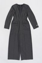 【プランク プロジェクト/PRANK PROJECT】のウーステッドオールインワン / Worsted All In One 人気、トレンドファッション・服の通販 founy(ファニー) ファッション Fashion レディースファッション Fashion for Women パンツ Pants & Trousers ストライプ Stripe, Striped Pattern チュール Tulip, Tulip Motif ハンド Hand, Handmade ボトム Bottoms, Lower Wear マニッシュ Mannish, Boyish ワイド Wide, Wide Fit thumbnail GRY(グレー)|ID: prp329100004607412 ipo3291000000036089707