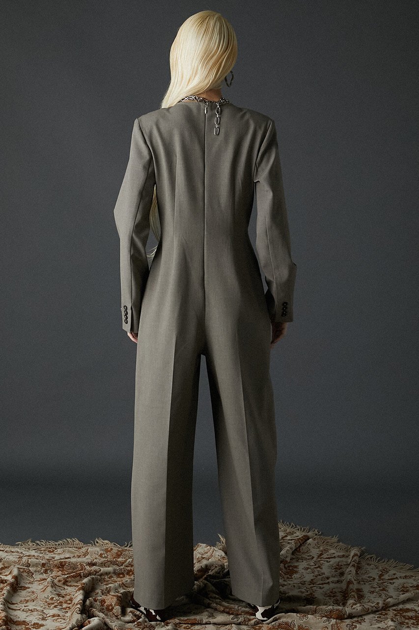 【プランク プロジェクト/PRANK PROJECT】のウーステッドオールインワン / Worsted All In One 人気、トレンドファッション・服の通販 founy(ファニー) 　ファッション　Fashion　レディースファッション　Fashion for Women　パンツ　Pants & Trousers　ストライプ　Stripe, Striped Pattern　チュール　Tulip, Tulip Motif　ハンド　Hand, Handmade　ボトム　Bottoms, Lower Wear　マニッシュ　Mannish, Boyish　ワイド　Wide, Wide Fit　other-5|ID: prp329100004607412 ipo3291000000036089713