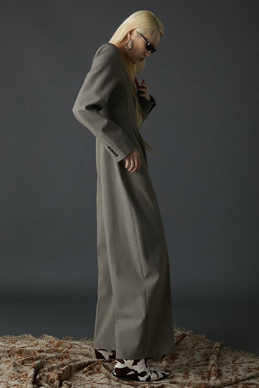 【プランク プロジェクト/PRANK PROJECT】のウーステッドオールインワン / Worsted All In One 人気、トレンドファッション・服の通販 founy(ファニー) 　ファッション　Fashion　レディースファッション　Fashion for Women　パンツ　Pants & Trousers　ストライプ　Stripe, Striped Pattern　チュール　Tulip, Tulip Motif　ハンド　Hand, Handmade　ボトム　Bottoms, Lower Wear　マニッシュ　Mannish, Boyish　ワイド　Wide, Wide Fit　other-6|ID: prp329100004607412 ipo3291000000036089714