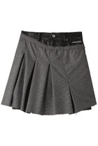 【プランク プロジェクト/PRANK PROJECT】のフェイクレザーコンビプリーツミニスカート / Faux Leather Combo Plea GRY(グレー)|ID: prp329100004607416 ipo3291000000032893551