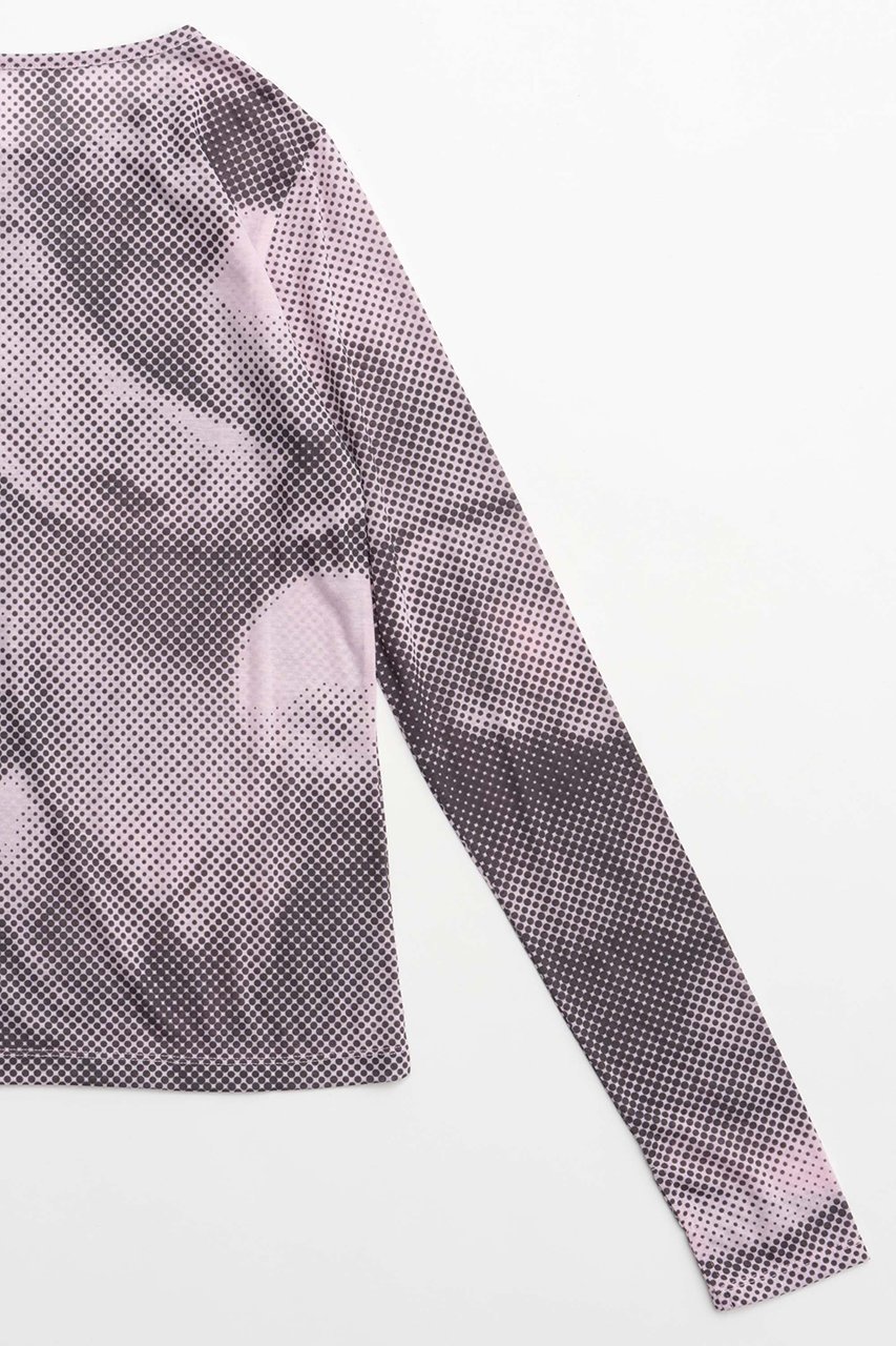 【メゾンスペシャル/MAISON SPECIAL】のFruit Dot Print Tops/フルーツドットプリントトップス 人気、トレンドファッション・服の通販 founy(ファニー) 　ファッション　Fashion　レディースファッション　Fashion for Women　トップス・カットソー　Cut & Sew Tops　シャツ・ブラウス・オフィスカジュアル　Elegant Blouses & Button-Ups　ロングTシャツ・Tシャツ　Longline T-Shirts & Tees　カットソー・ベーシックTシャツ　Cut-and-Sewn Tops / Stretch Tees & Basics　クール　Cool, Chic　グラフィック　Graphic, Graphic Design　シンプル　Simple, Minimal　ストレッチ　Stretch, Stretchy Fabric　スリーブ　Sleeve, Long Sleeve / Short Sleeve　ロング　Long, Long-Length　other-4|ID: prp329100004607417 ipo3291000000032893578