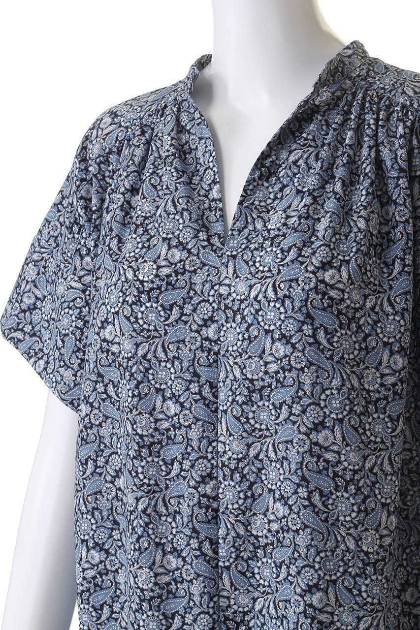 【ハウス オブ ロータス/HOUSE OF LOTUS】のペイズリープリントティアードワンピース 人気、トレンドファッション・服の通販 founy(ファニー) 　ファッション　Fashion　レディースファッション　Fashion for Women　ワンピース　Dresses　チュニック　Tunic Tops & Dresses　スタンド　Stand Collar, Upright Stand　チュニック　Tunic, Long Top　ティアード　Tiered, Tiered Style　フェミニン　Feminine, Girly　ペイズリー　Paisley, Ethnic Pattern　ロング　Long, Long-Length　エレガント 上品　Elegant　other-5|ID: prp329100004607419 ipo3291000000032893653