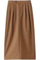 【エリオポール/heliopole】のストレッチタックスカート キャメル|ID: prp329100004607422 ipo3291000000035057256