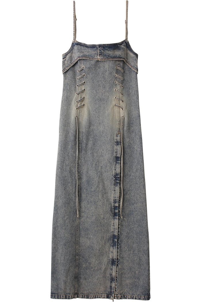 【プランク プロジェクト/PRANK PROJECT】の4ステップデニムキャミワンピース / 4 Steps Denim Cami Dress インテリア・キッズ・メンズ・レディースファッション・服の通販 founy(ファニー) https://founy.com/ ファッション Fashion レディースファッション Fashion for Women ワンピース Dresses フォーマル・パーティードレス・結婚式用ドレス Elegant & Casual Dresses キャミソールワンピース Camisole Dresses チュニック Tunic Tops & Dresses インナー Innerwear ウォッシュ Washed Finish ケミカル Chemical, Chemical Wash チュニック Tunic, Long Top デニム Denim, Jeans Material ロング Long, Long-Length |ID: prp329100004607423 ipo3291000000032893671