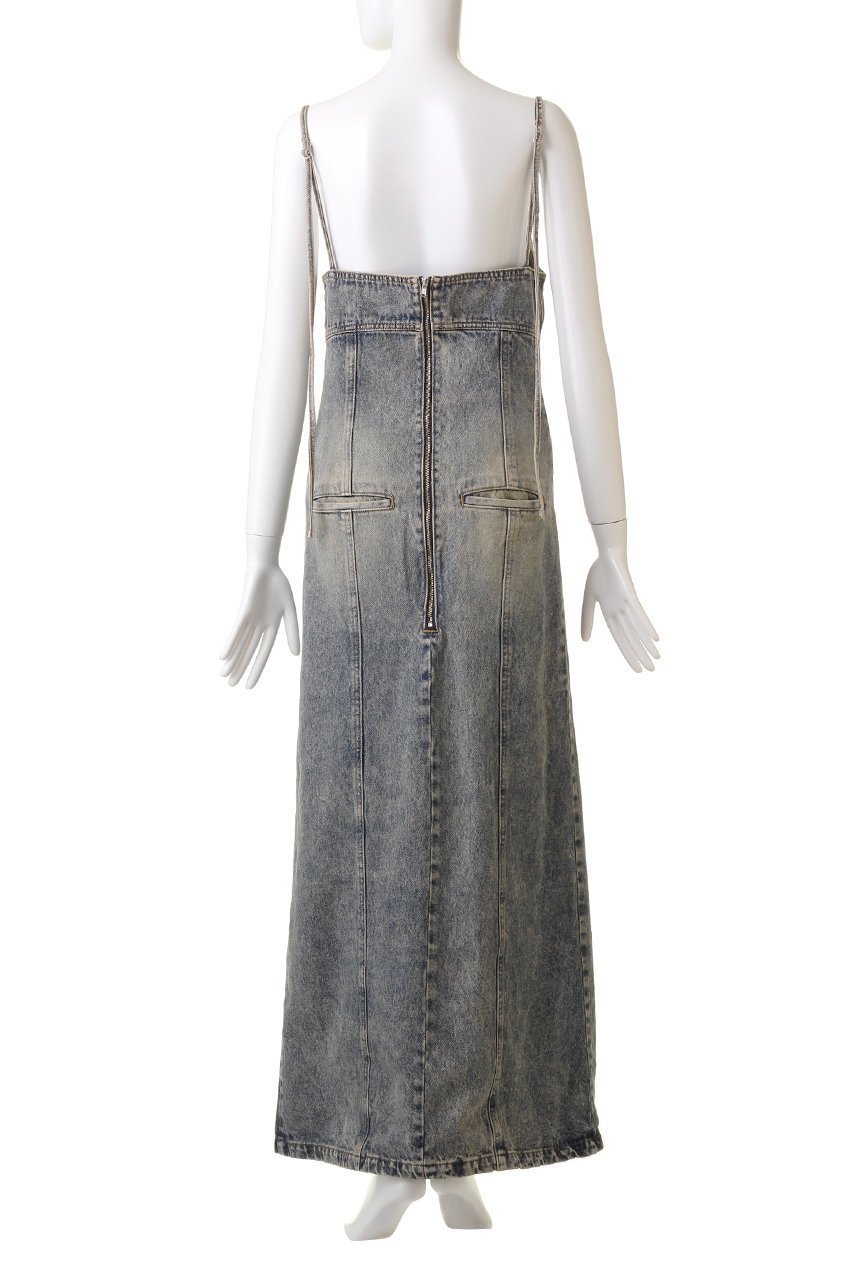 【プランク プロジェクト/PRANK PROJECT】の4ステップデニムキャミワンピース / 4 Steps Denim Cami Dress 人気、トレンドファッション・服の通販 founy(ファニー) 　ファッション　Fashion　レディースファッション　Fashion for Women　ワンピース　Dresses　フォーマル・パーティードレス・結婚式用ドレス　Elegant & Casual Dresses　キャミソールワンピース　Camisole Dresses　チュニック　Tunic Tops & Dresses　インナー　Innerwear　ウォッシュ　Washed Finish　ケミカル　Chemical, Chemical Wash　チュニック　Tunic, Long Top　デニム　Denim, Jeans Material　ロング　Long, Long-Length　other-4|ID: prp329100004607423 ipo3291000000032893693