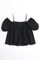 【メゾンスペシャル/MAISON SPECIAL】のJacquard 2way Puff Sleeves Tunic/ジャガード2WAYパフスリーブチュニック BLK(ブラック)|ID: prp329100004607424 ipo3291000000032893717